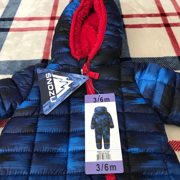 🆕 Snozu infant Snowsuit, Blue, 3/6 Months - Picture 2 of 4
